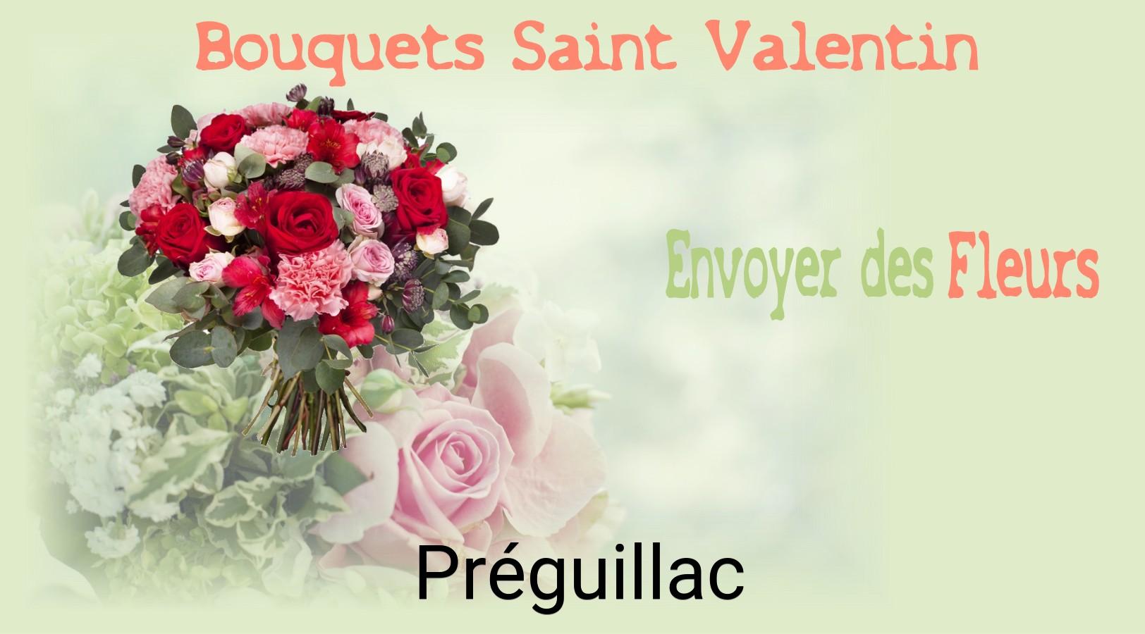 Roses de Saint-Valentin livrées à Préguillac